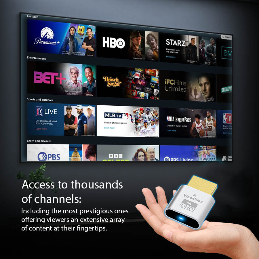 ⚽️⚽️ViewBliss™ TV Streaming Device - Acceso gratuito a todos